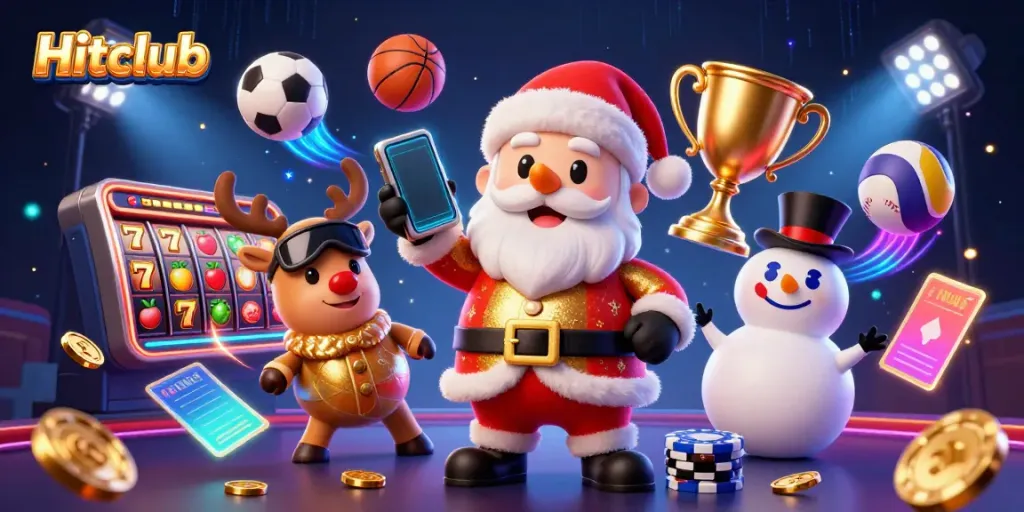 Hitclub captures the excitement of jackpot slots with vibrant 3D characters and dynamic casino elements.