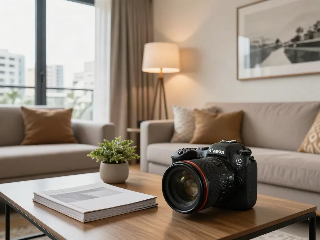 Stylish living room showcasing דירות דיסקרטיות בראשון לציון with modern decor and cozy atmosphere.